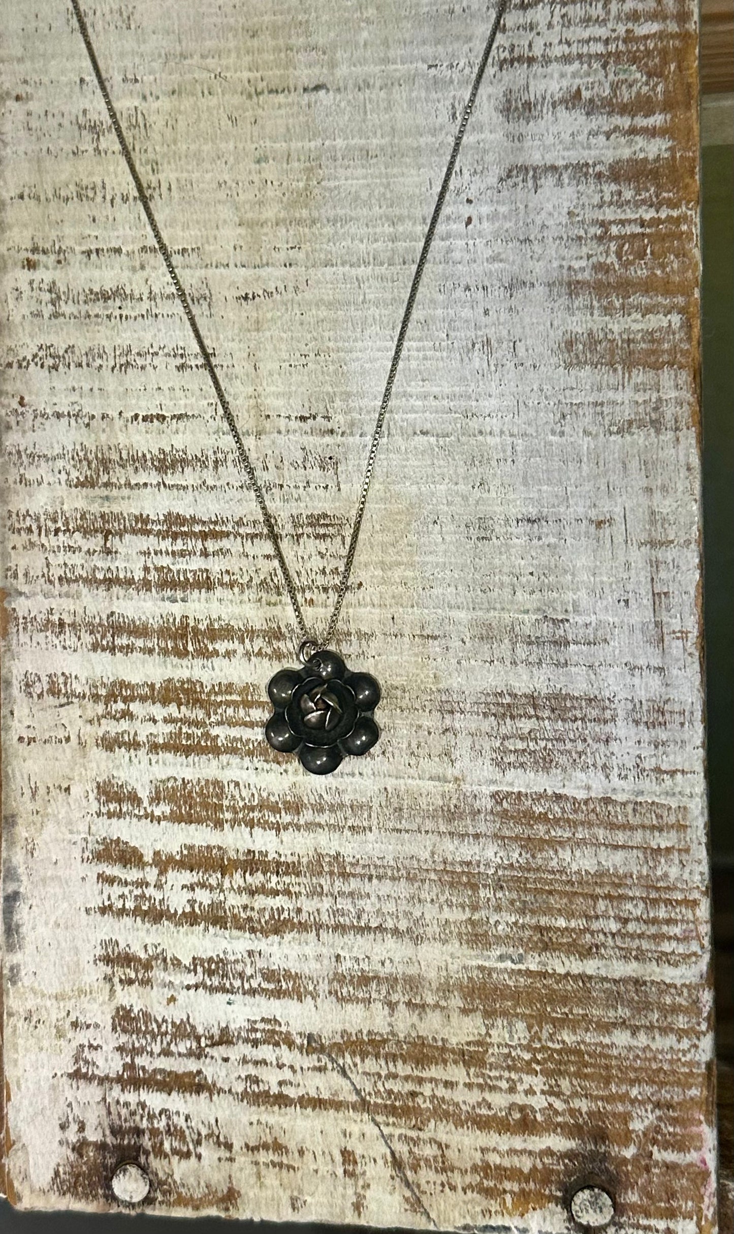 Vintage George Jensen Re Re Flower Pendant - Italian Sterling