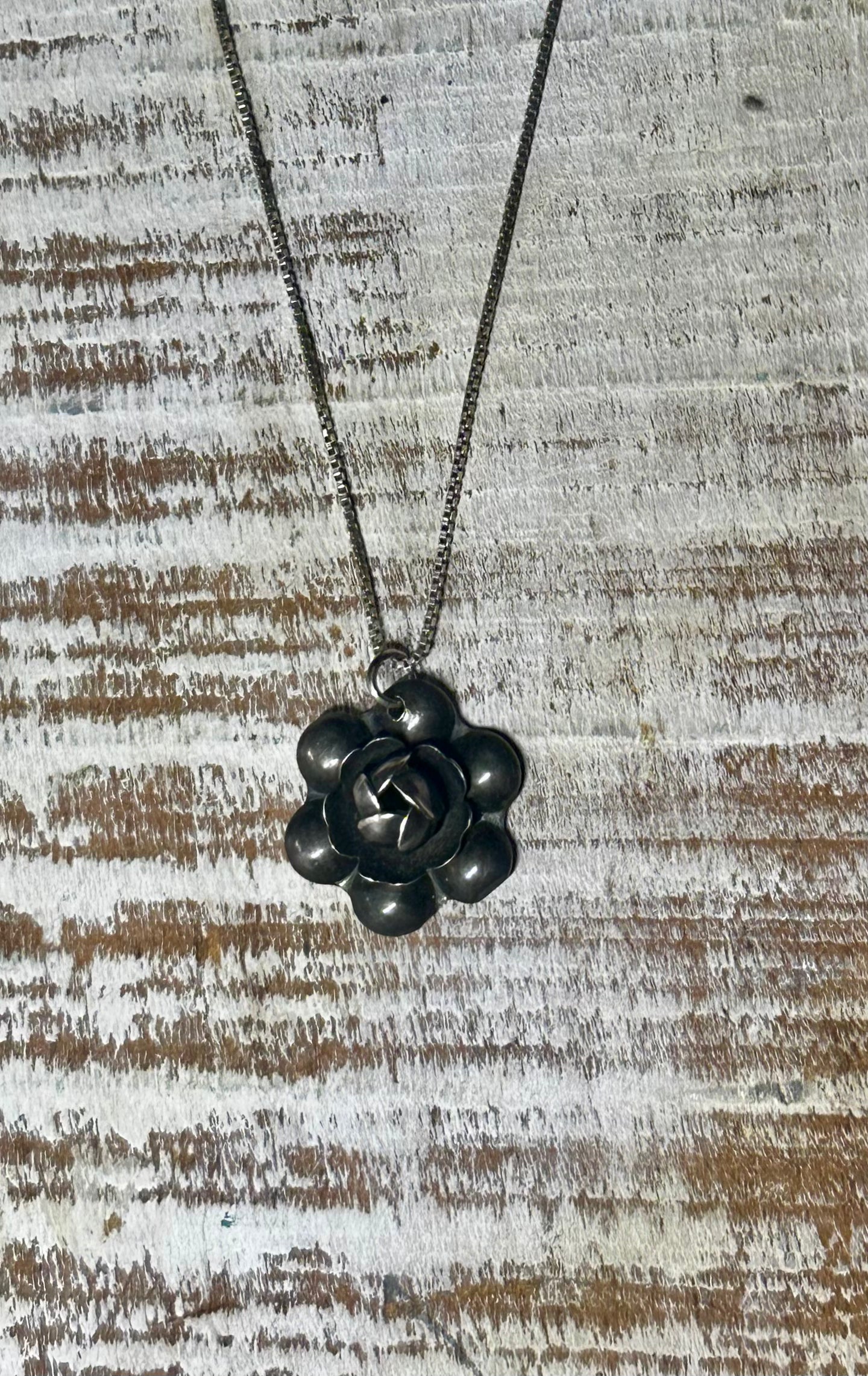 Vintage George Jensen Re Re Flower Pendant - Italian Sterling